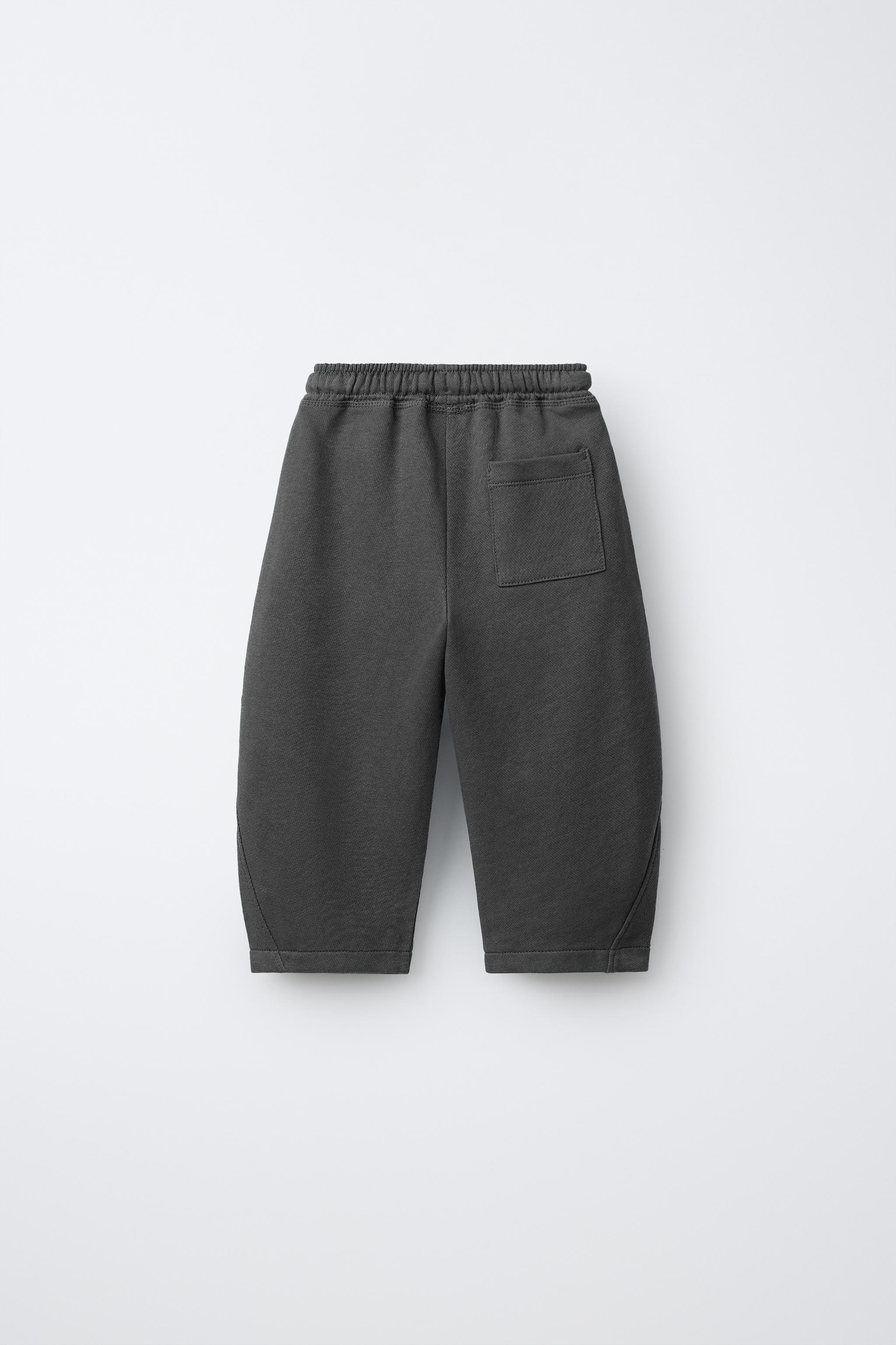 BARREL PLUSH PANTS WITH LABEL