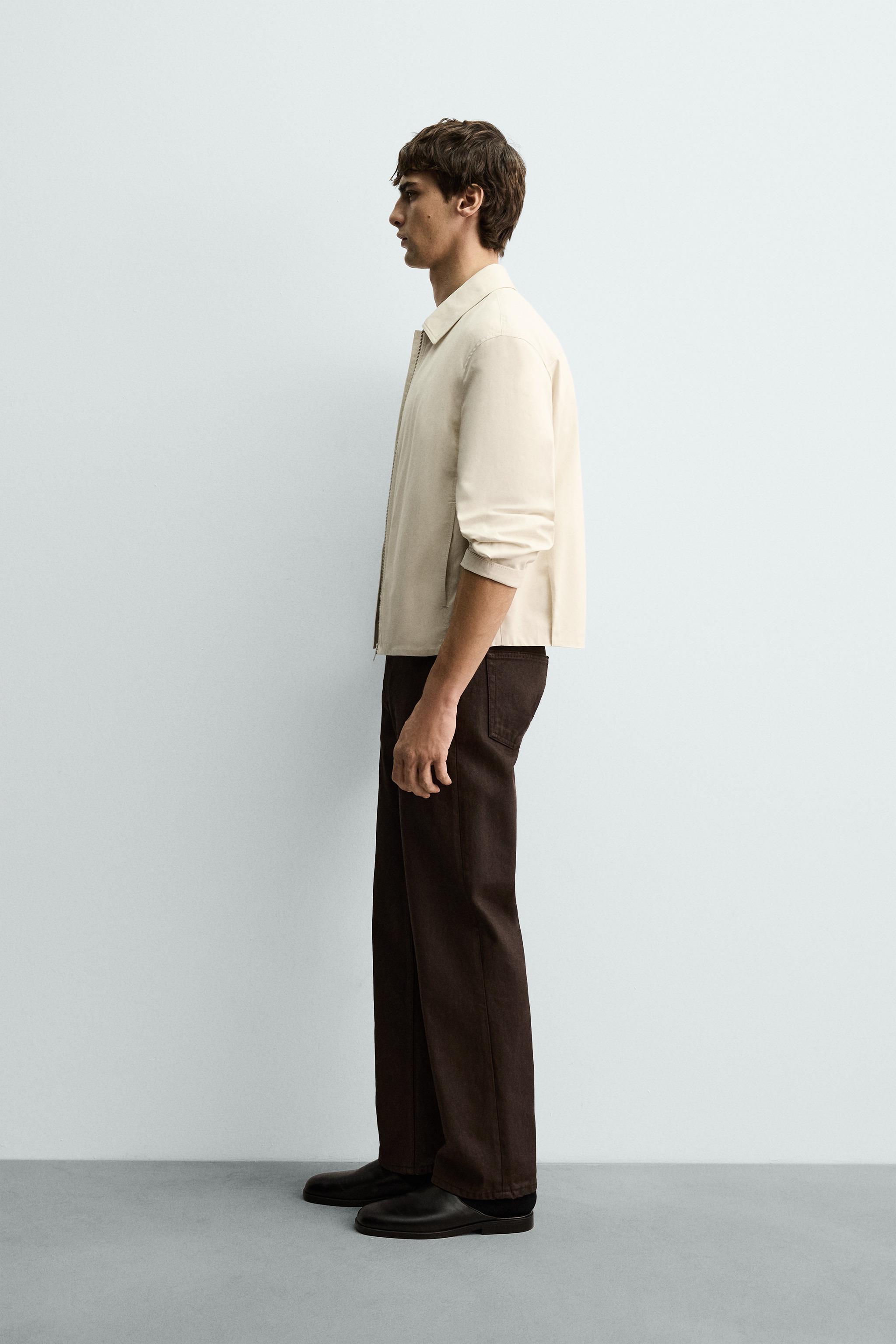 RELAXED FIT PLEATED JACKET