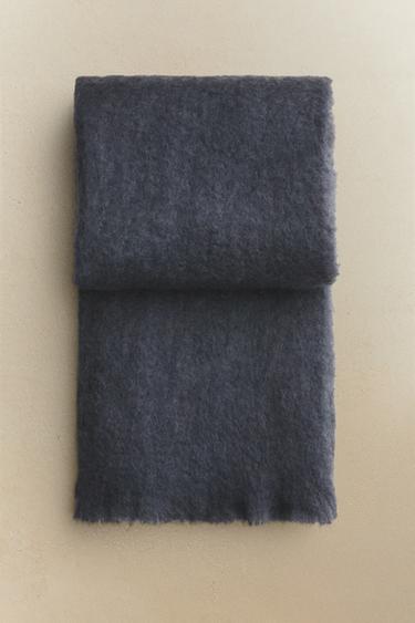 SCHURWOLLDECKE - Blau von Zara - Bild 0