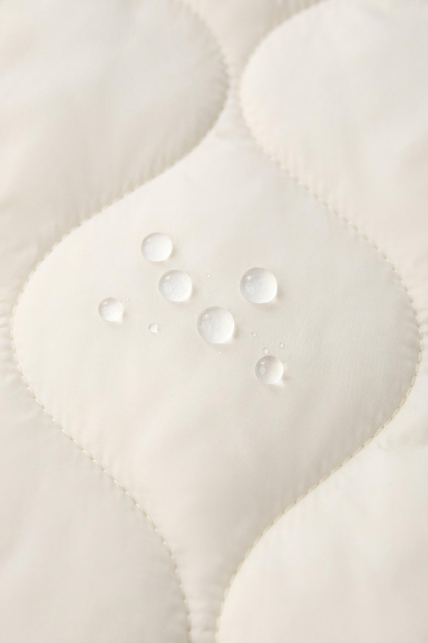 Детская куртка Zara Water Repellent Puffer, цвет: Экрю — фото 6