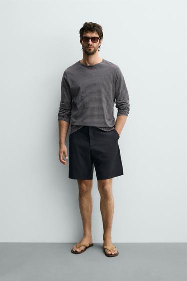 BERMUDA TECHNIQUE CONFORT - Bleu marine de Zara - Image 0