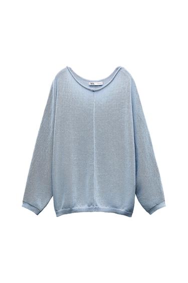BASIC CENTRAL SEAM KNIT SWEATER