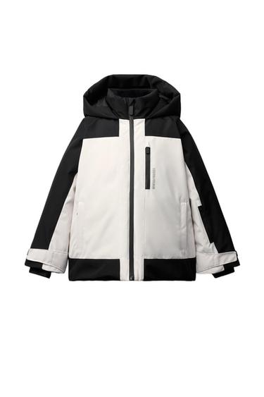 CAÇADORA WATER RESISTANT I WINDPROOF COLOR BLOCK - Negre / Cru de Zara