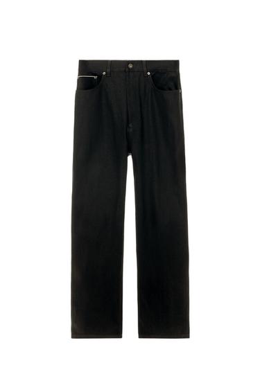 JEANS FLARE FIT SELVEDGE - Negro de Zara
