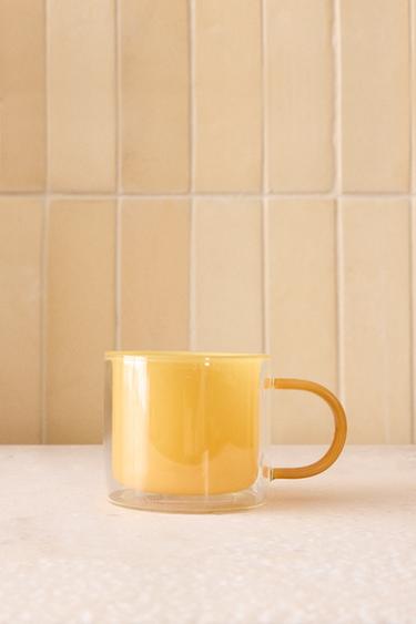 CEAȘCĂ BOROSILICAT PERETE DUBLU - Portocaliu de la Zara