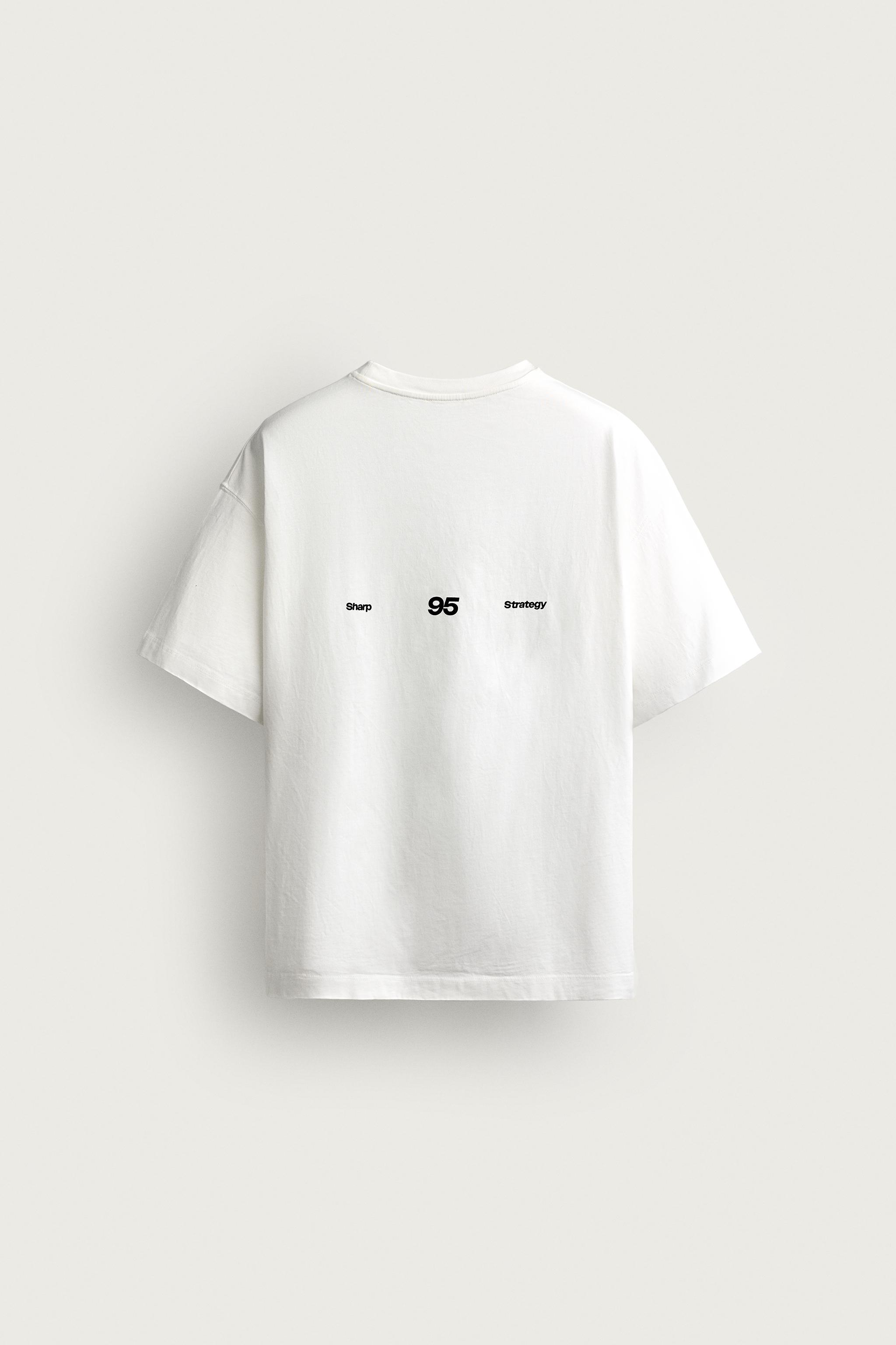 T-SHIRT RELAXED FIT IMPRIMÉ CARTES