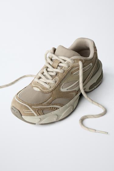 MULTI-PIECE SNEAKERS - Brown by Zara - Image 4