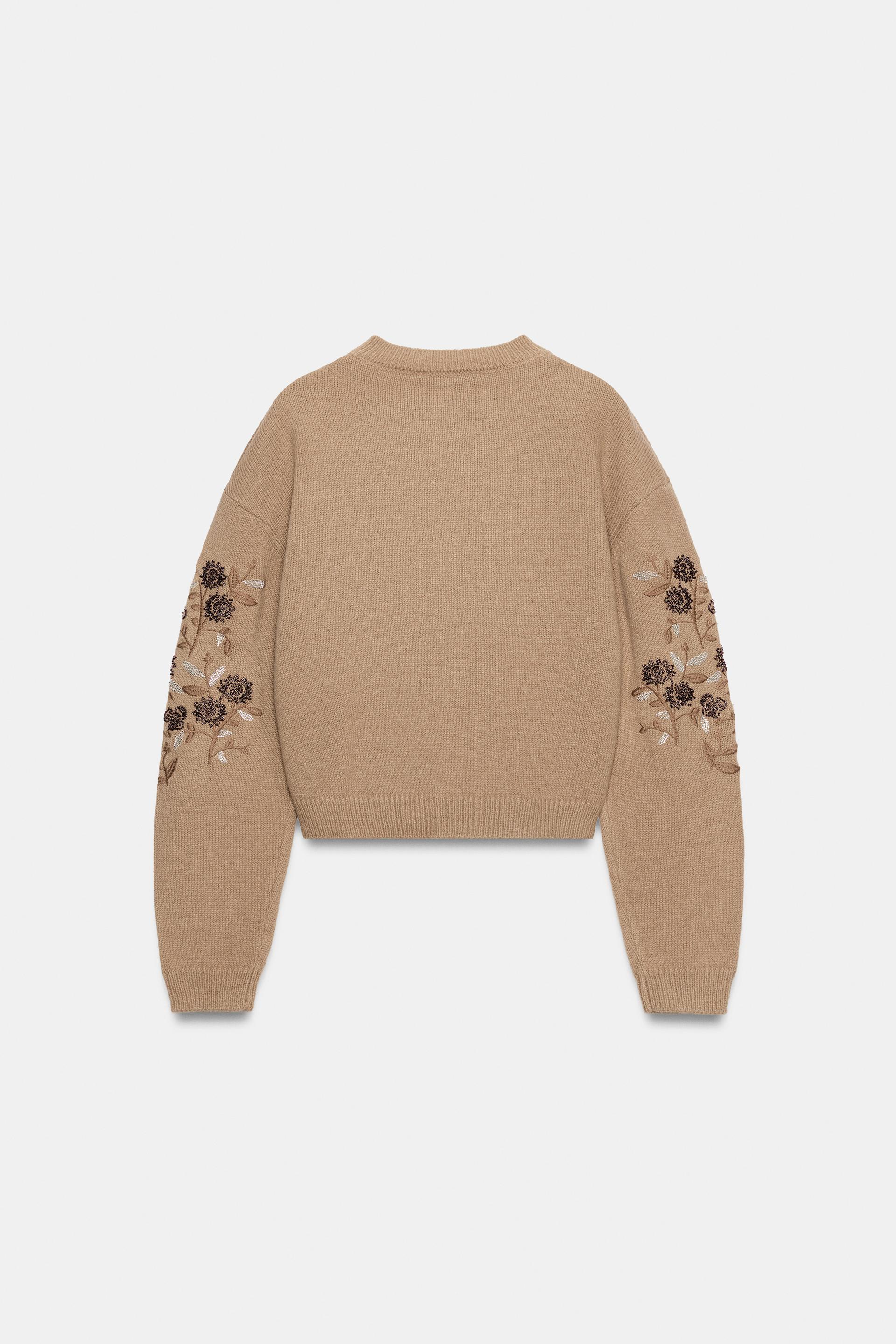 CARDIGAN WITH BEADED EMBROIDERY thumbnail 7