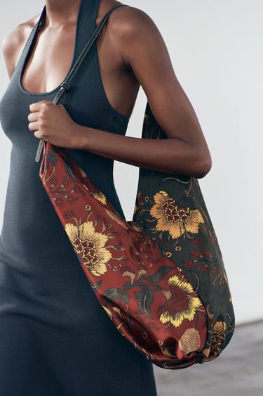 KABELKA VAK S DETAILEM ŠÁTKU - Žlutá od Zara