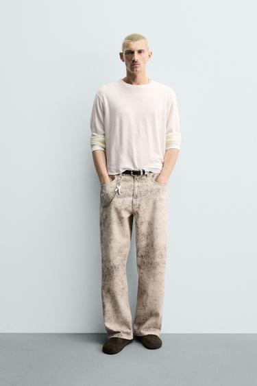 ABSZTRAKT MINTÁS BAGGY FIT NADRÁG – Mintás a ZARA-tól