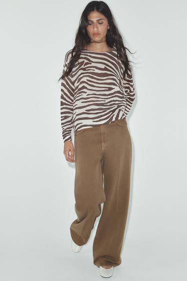 JERSEY PUNTO FINO - Cebra de Zara