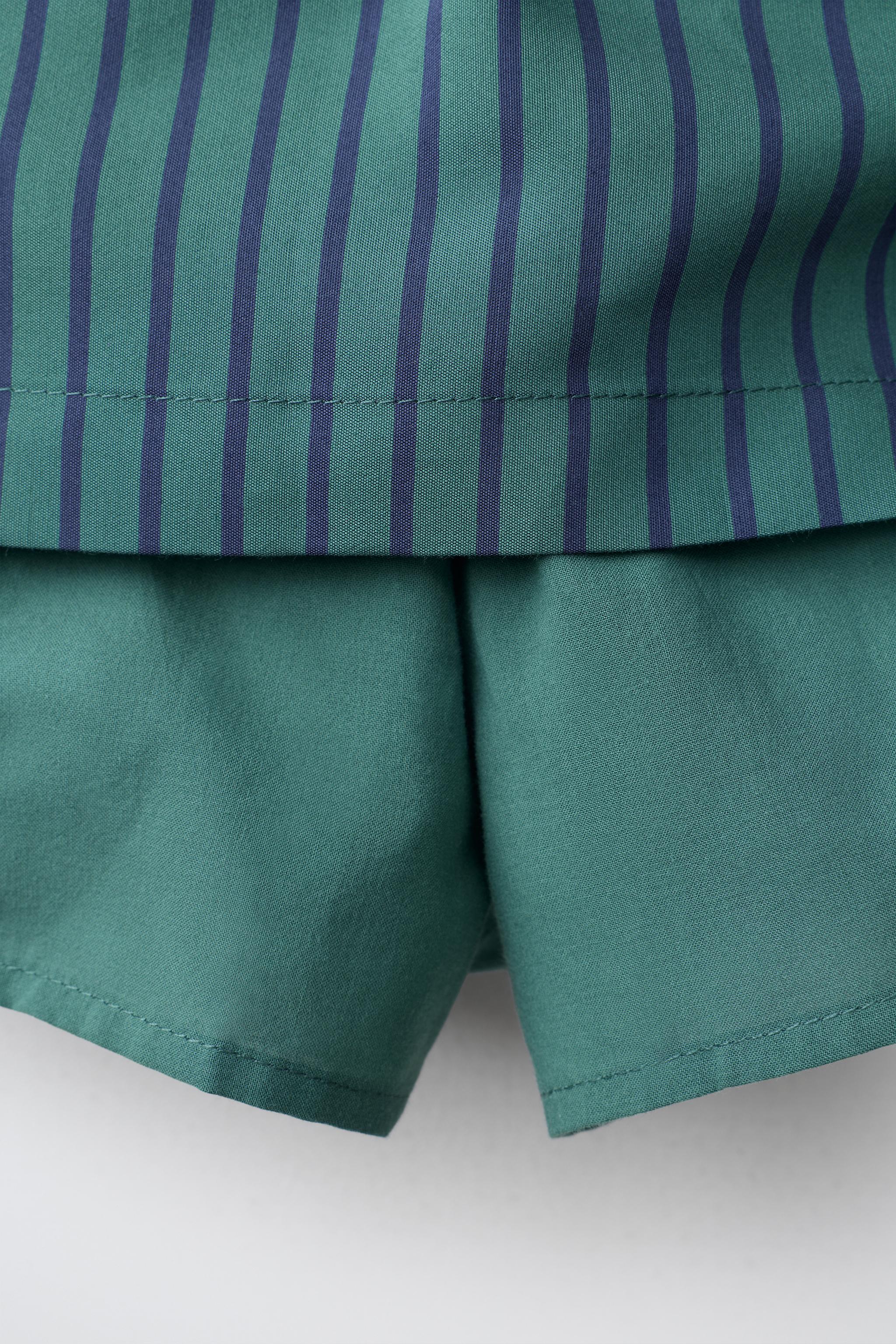 Детские юбки Zara STRIPED MODAL SKORT — фото 5