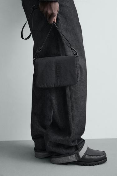 SAC BANDOULIÈRE EN NYLON - Noir de Zara - Image 2