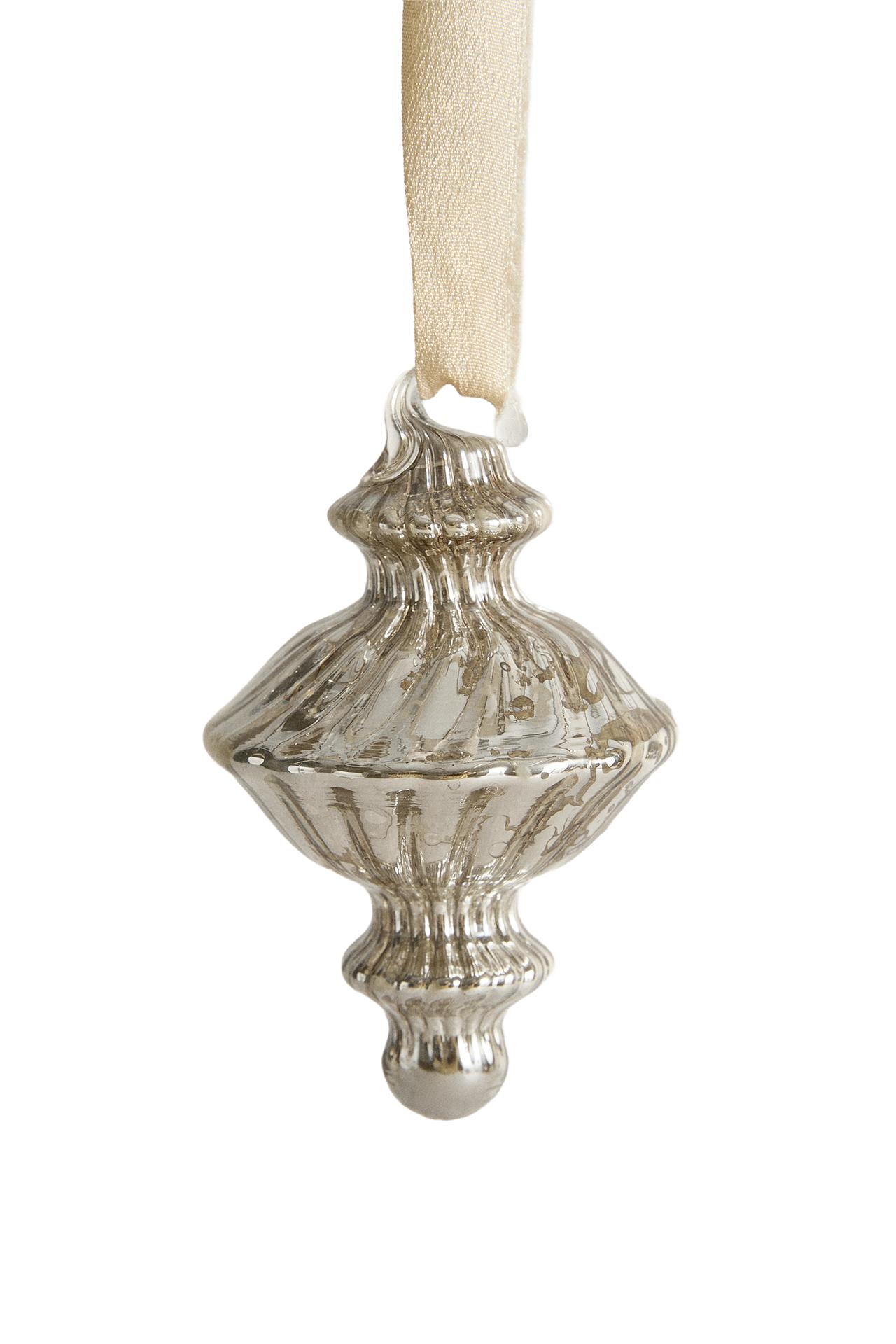 MERCURY-EFFECT BOROSILICATE CHRISTMAS ORNAMENT