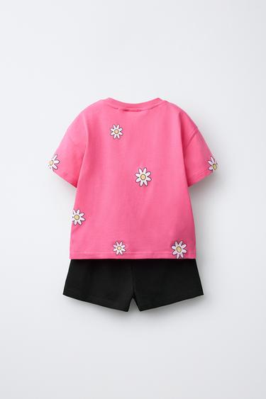 MINNIE MOUSE © DISNEY T-SHIRT & BERMUDA SET - Fuchsia by Zara