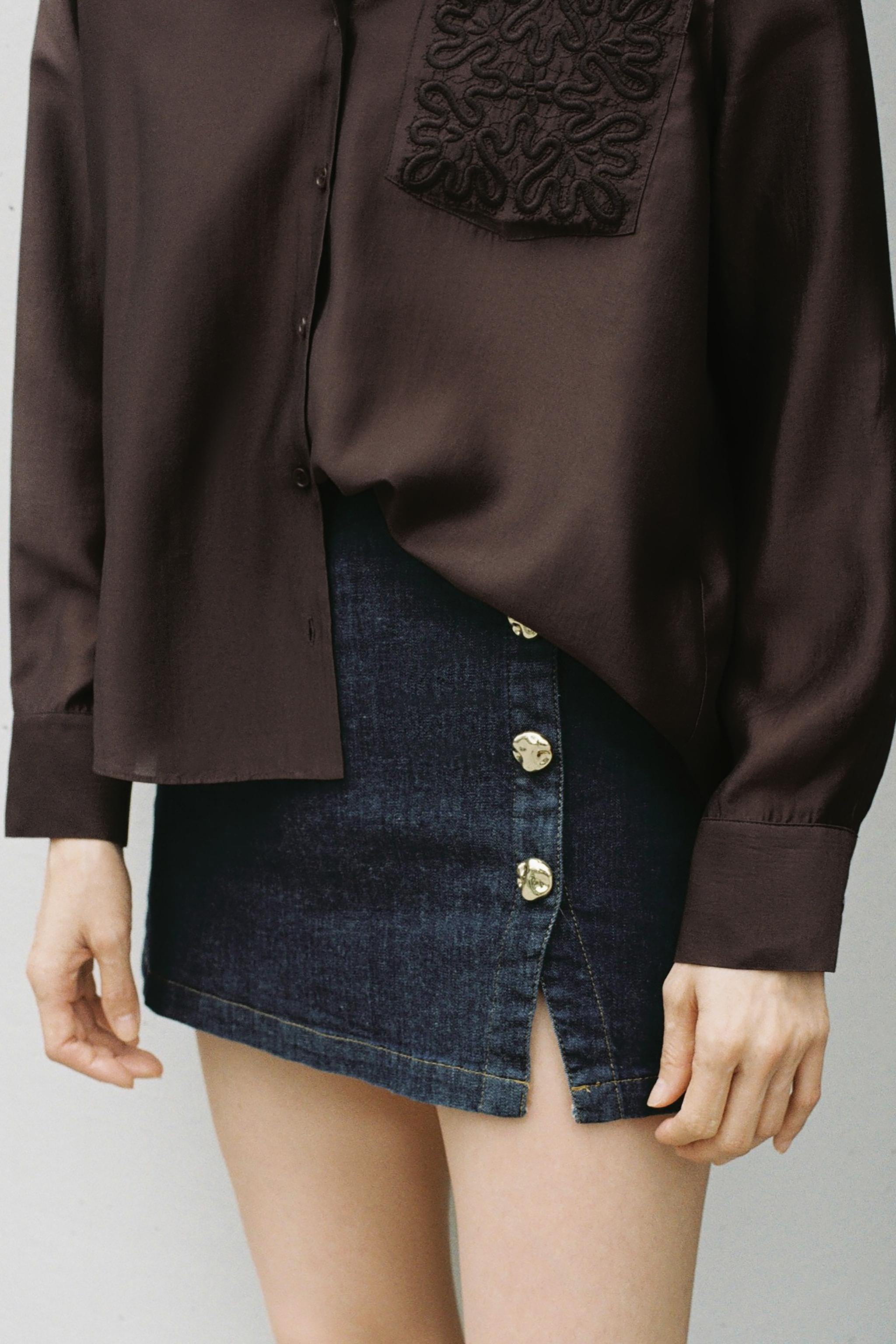ミラオーウェン　ポケットデザインミックスミニスコート　　パンツ　zara ミラオーウェン ポケットデザインミックスミニスコート パンツ zara