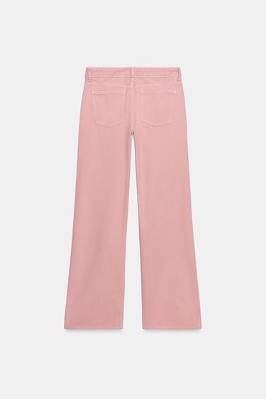 TRF REVERSIBLE MID-WAIST JEANS - Pink by Zara - Image 3