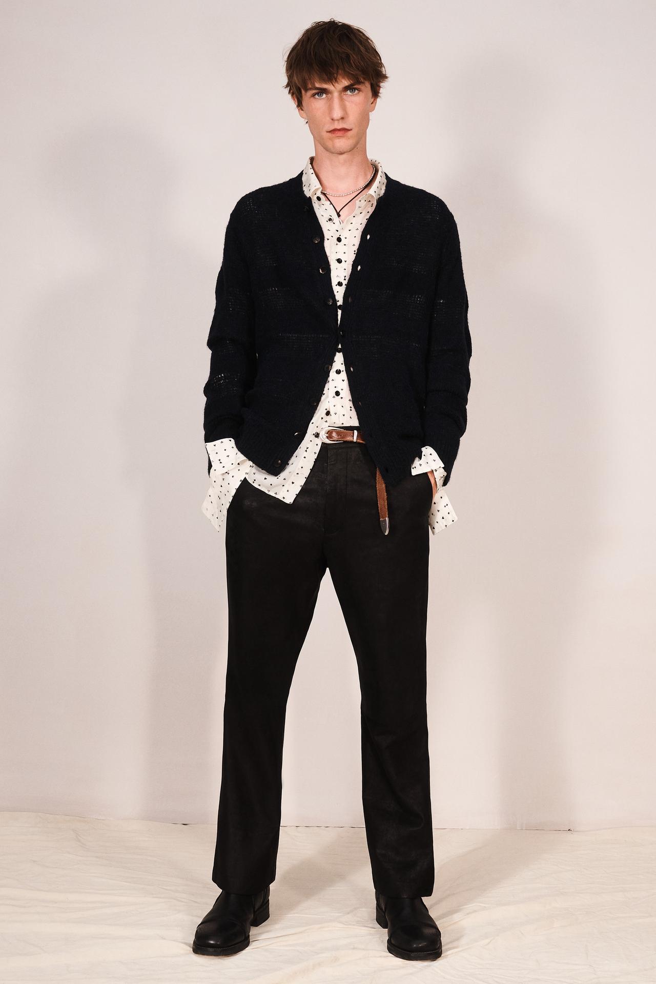 OPENWORK CROPPED FIT CARDIGAN