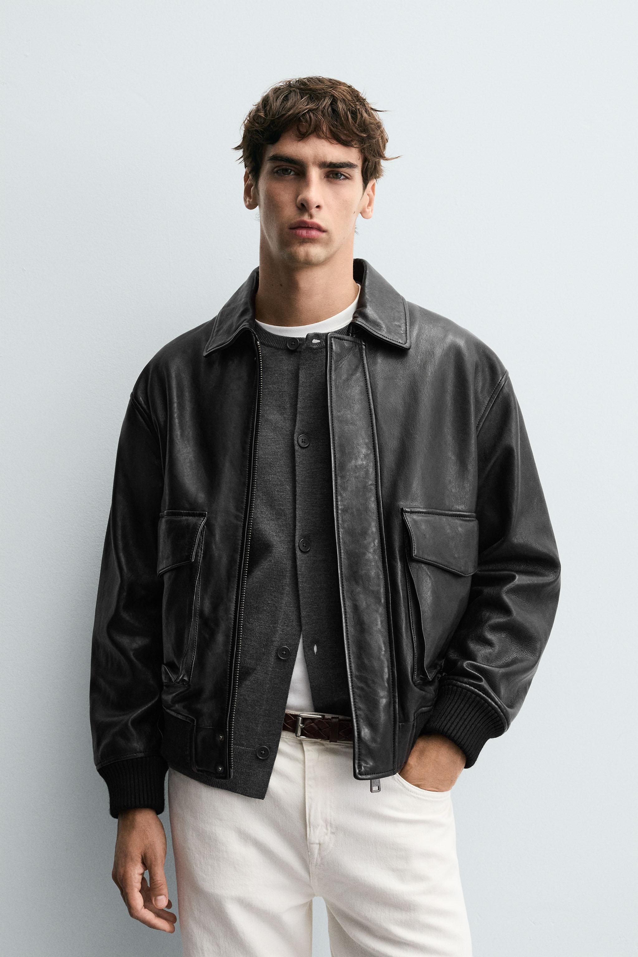 レザージャケット & コート | メンズ | ZARA 日本