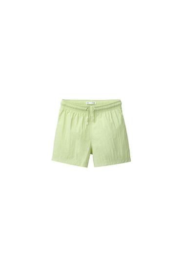AGES 6-14 / PLAIN SWIM SHORTS - Lime by Zara