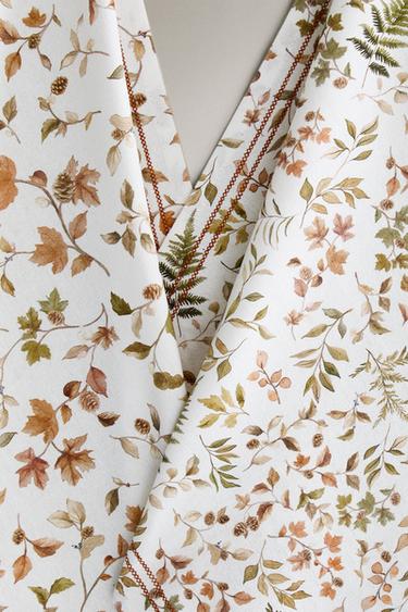 PACK OF COTTON LEAF TEA TOWELS (PACK OF 2) - Green by Zara - Image 3