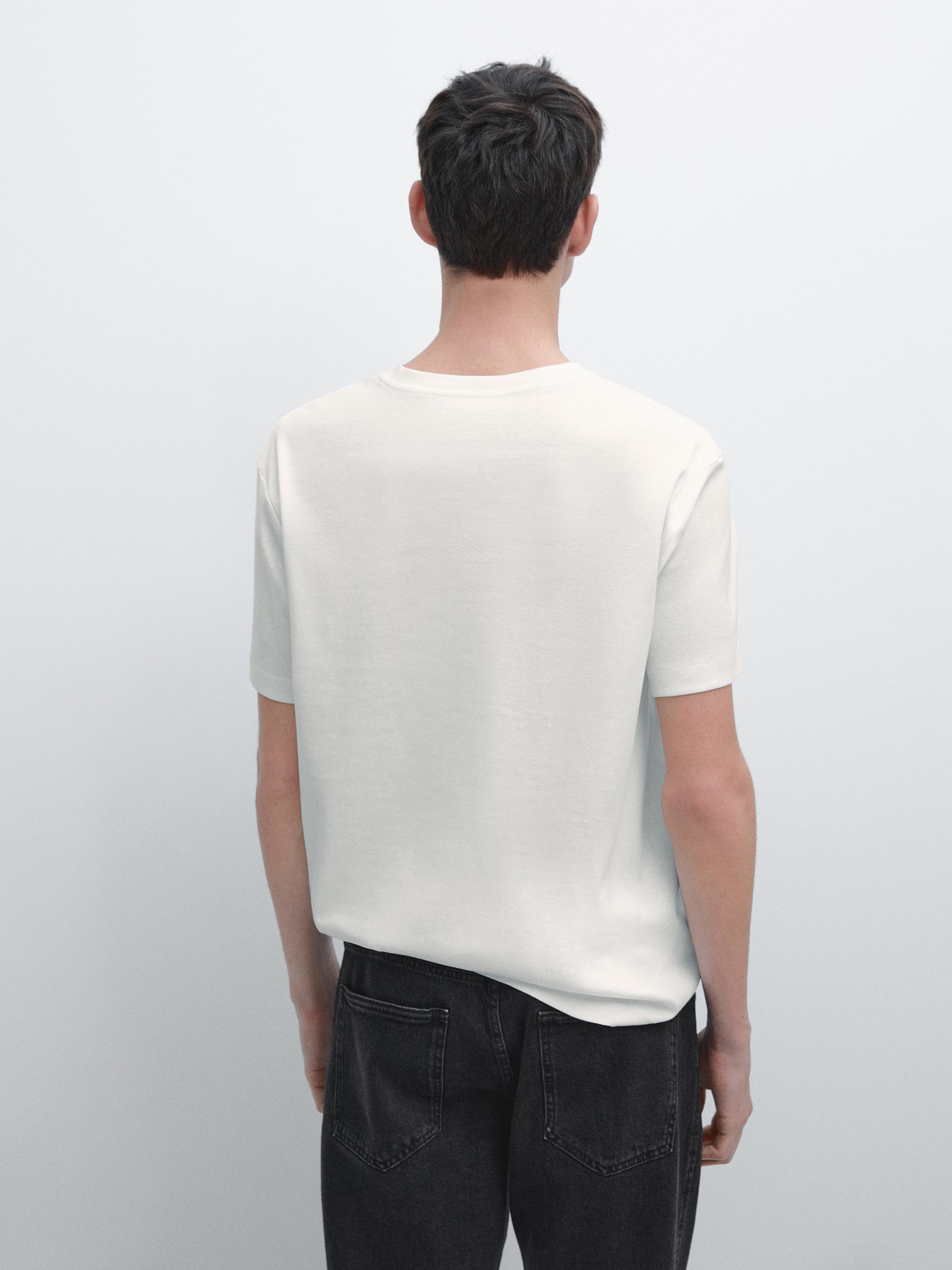T-shirt 100 % coton mercerisé
