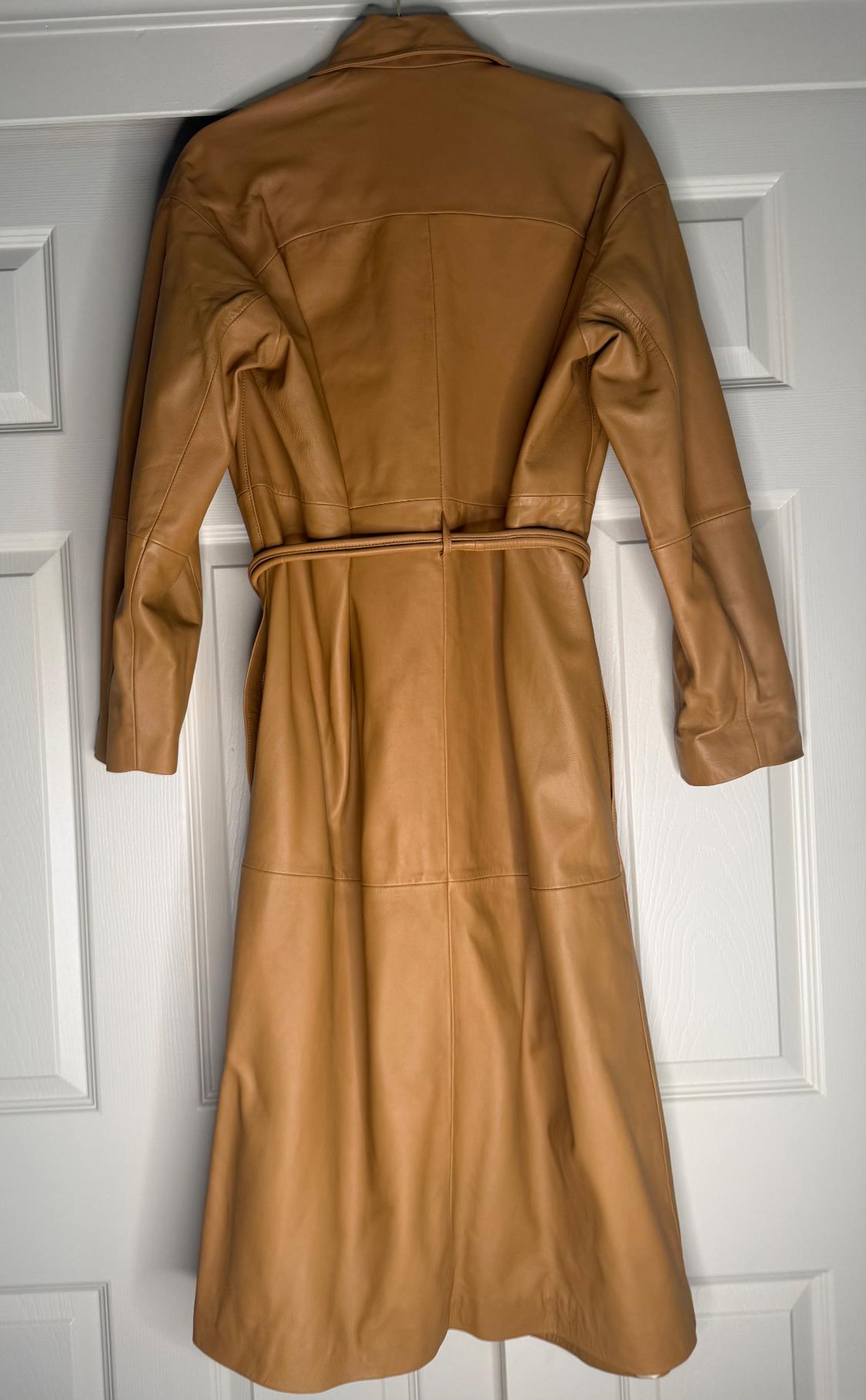 BELTED LEATHER COAT LIMITED EDITION - Image 4