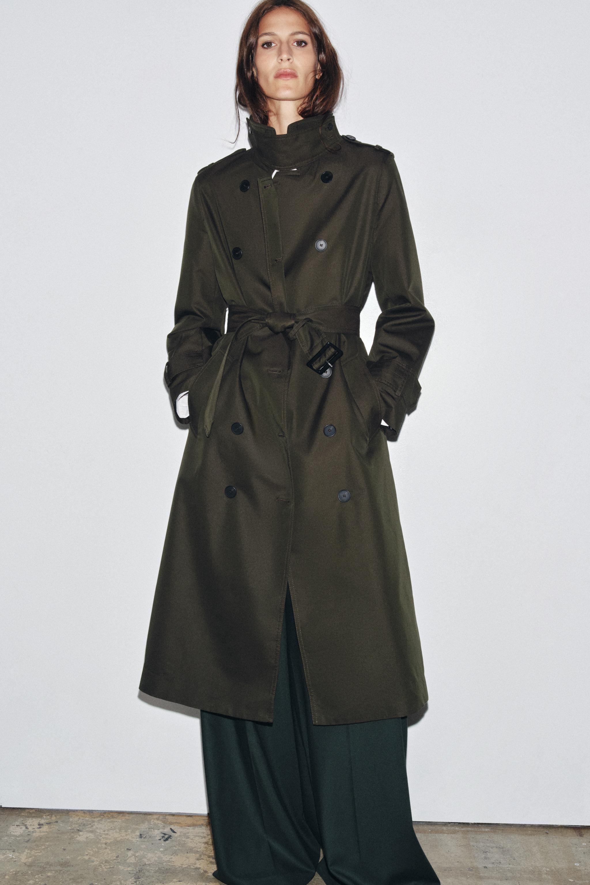 ZARA WOMAN ベージュ トレンチコート M Women's Trench Coats | ZARA United States