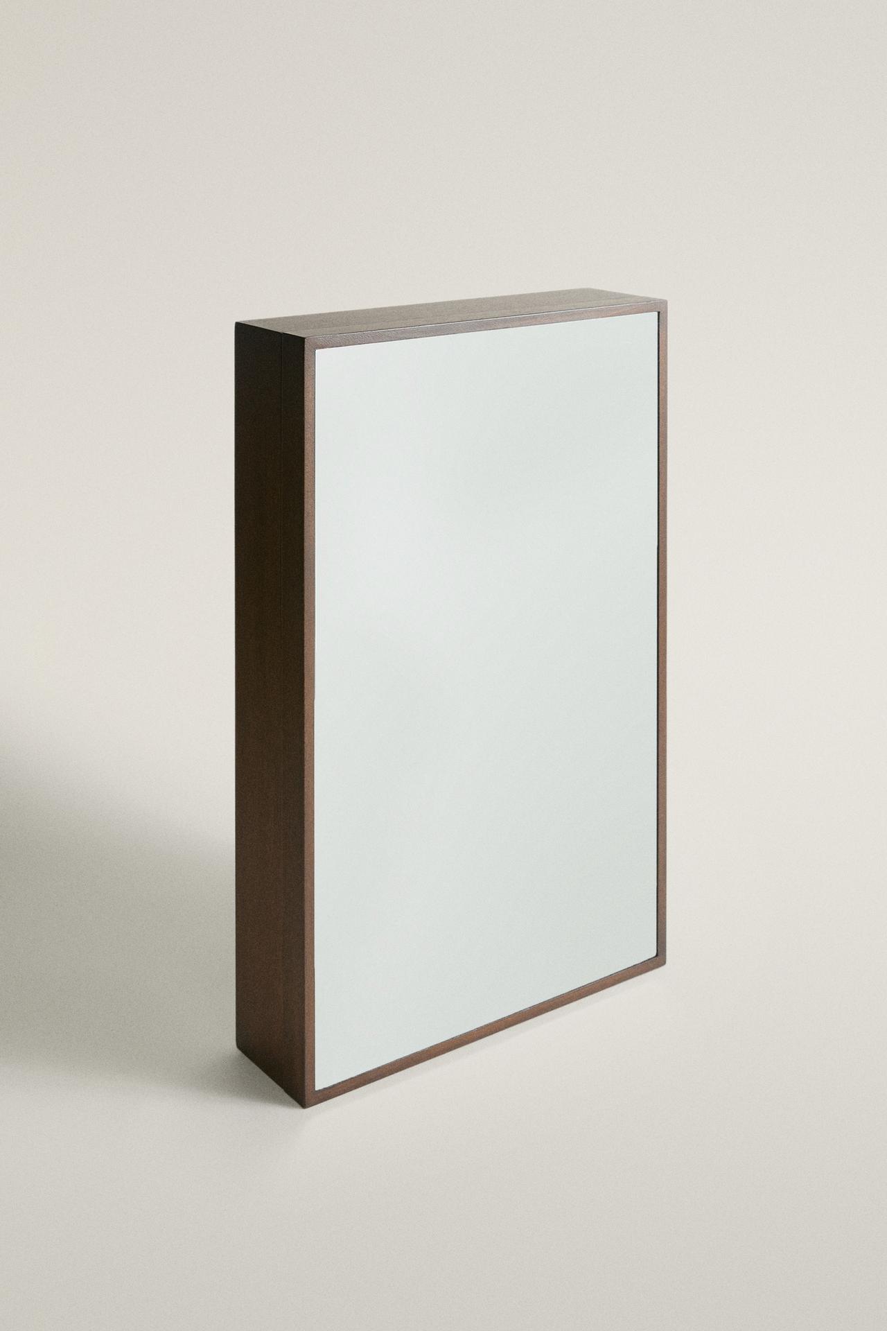 MIRRORED WALL JEWELLERY ORGANISER