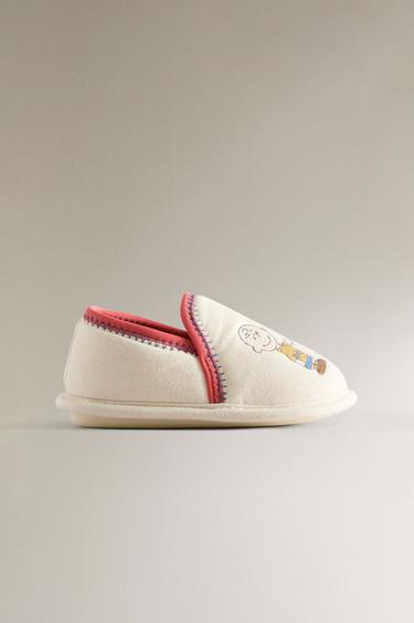 PANTUFLA INFANTIL PEANUTS™ - Blanco Crudo de Zara