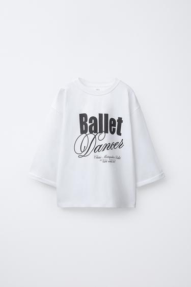 BALLET T-SHIRT - White by Zara