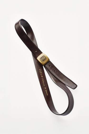 CEINTURE PLAQUE WILLY CHAVARRIA X ZARA - Marron de Zara - Image 3