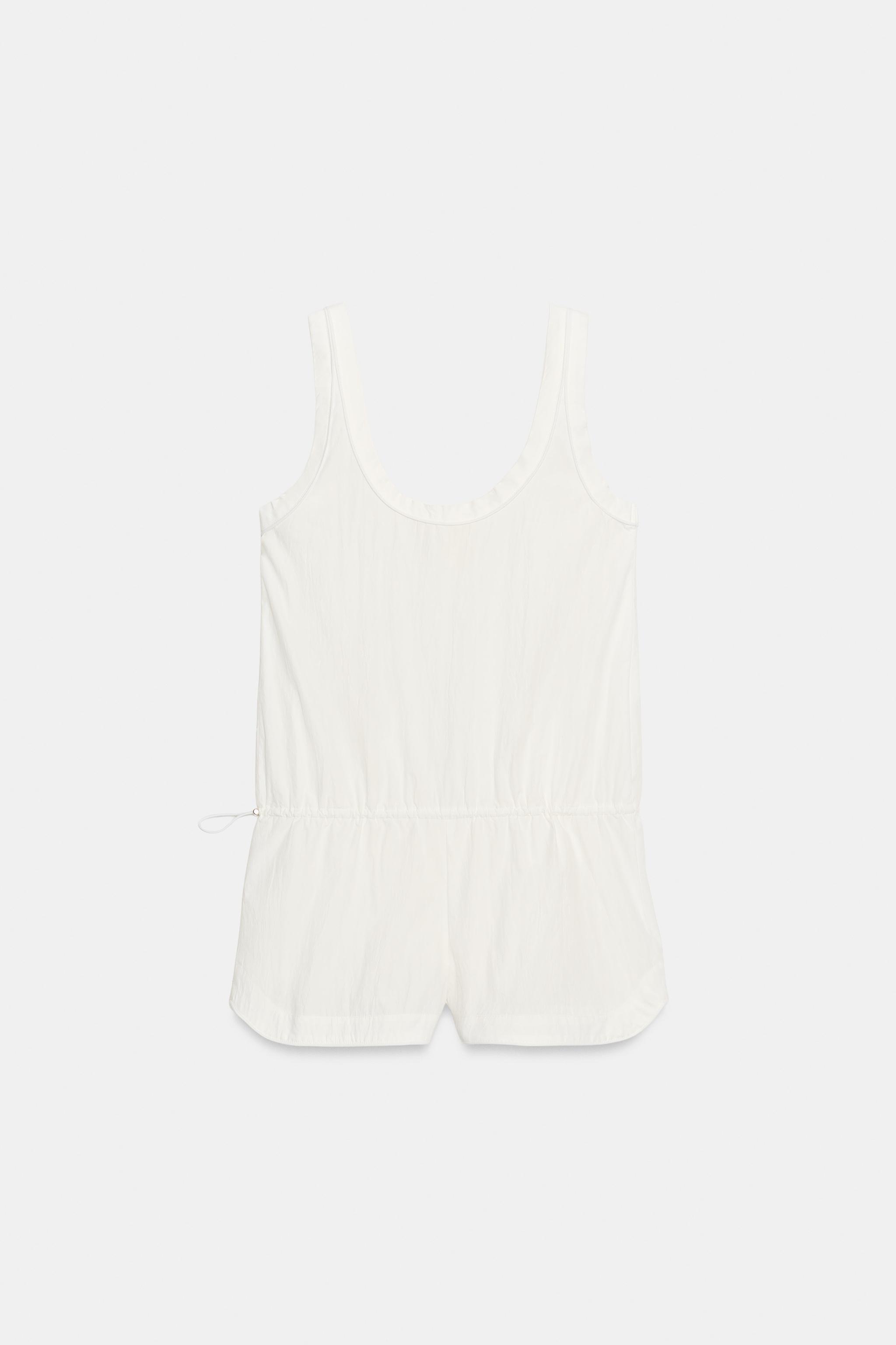 Женские комбинезоны Zara SHORT TOGGLE ROMPER — фото 3