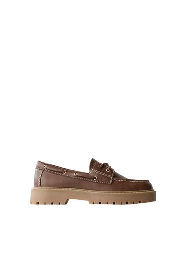 KLASSISCHER SEGELSCHUH - Braun von Zara - Bild 0
