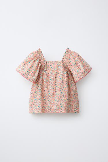 FLORAL PRINT BLOUSE - Multicoloured by Zara - Image 1