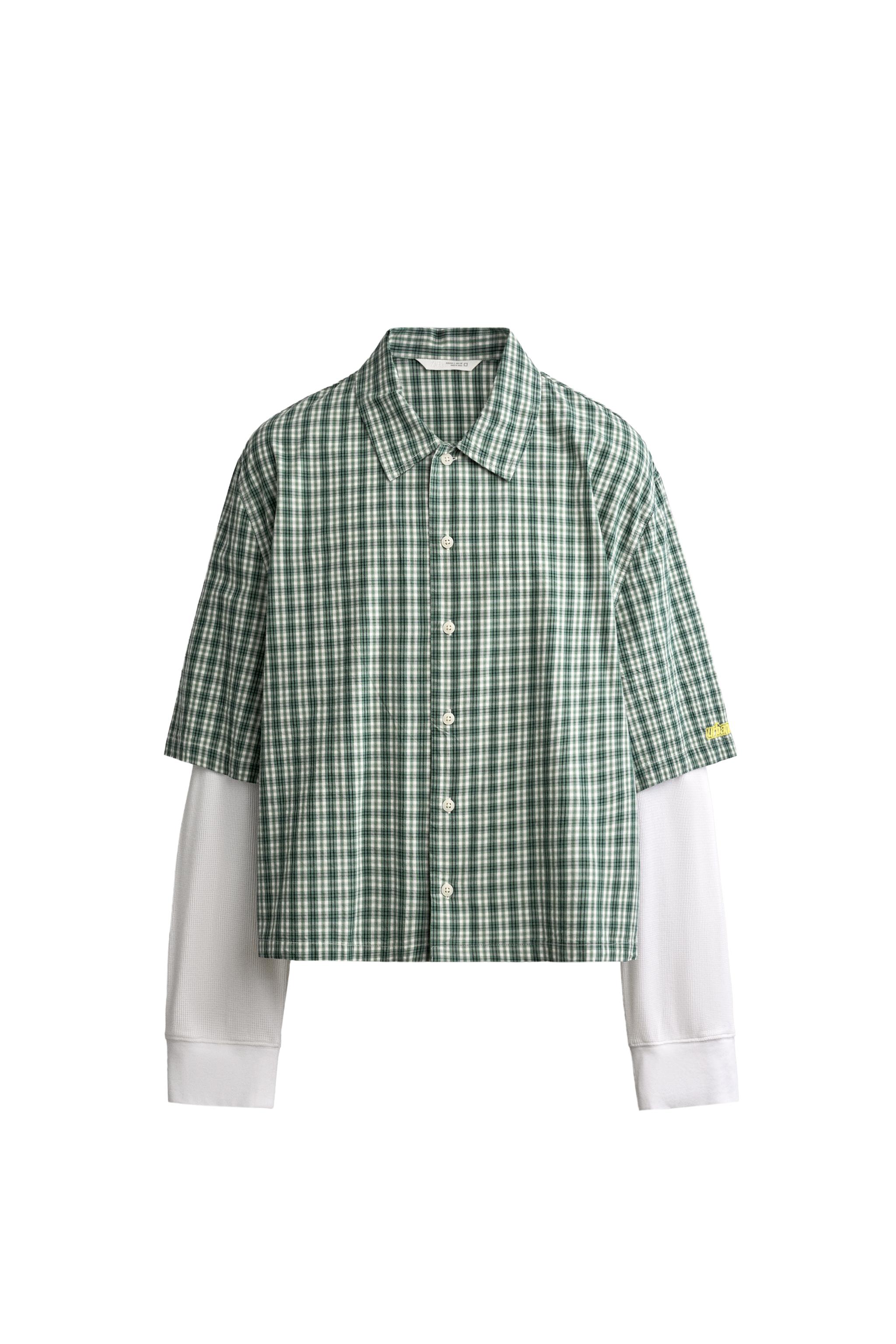 CAMISA CUADROS EFECTO SUPERPOSICIÓN