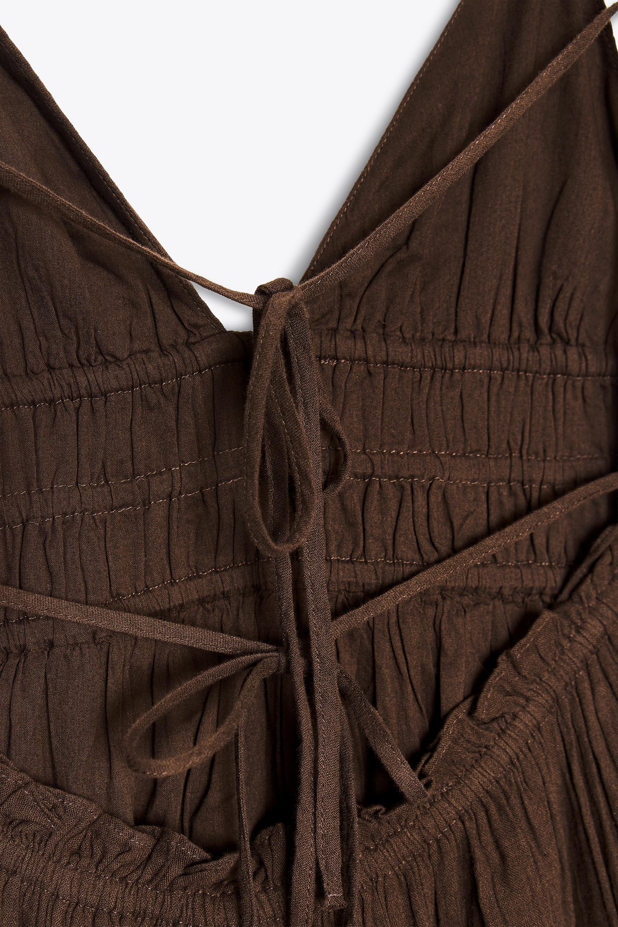 ROBE MI-LONGUE EN GAZE