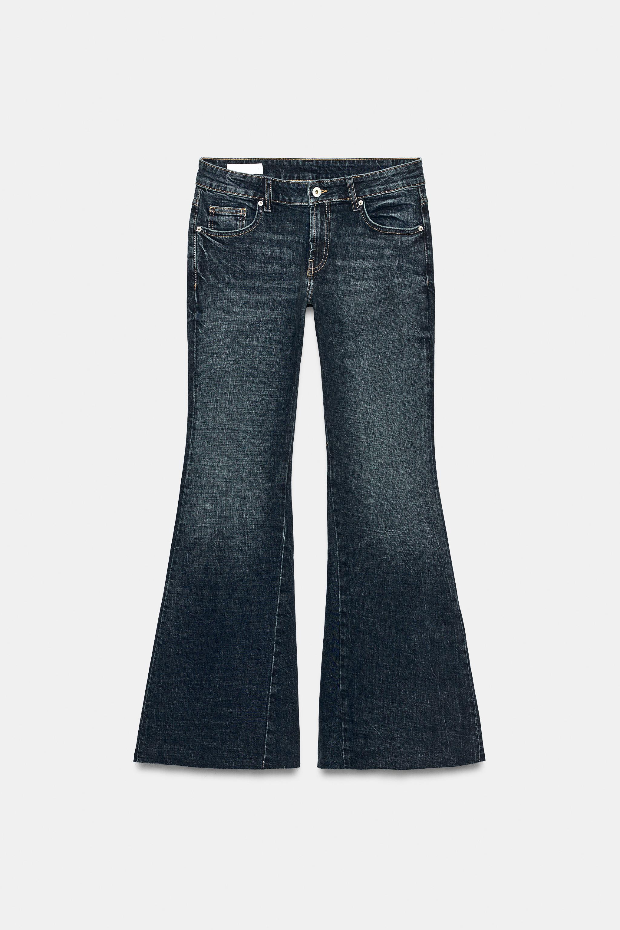JEANS TRF FLARE EXTRA CONFORT TAILLE BASSE