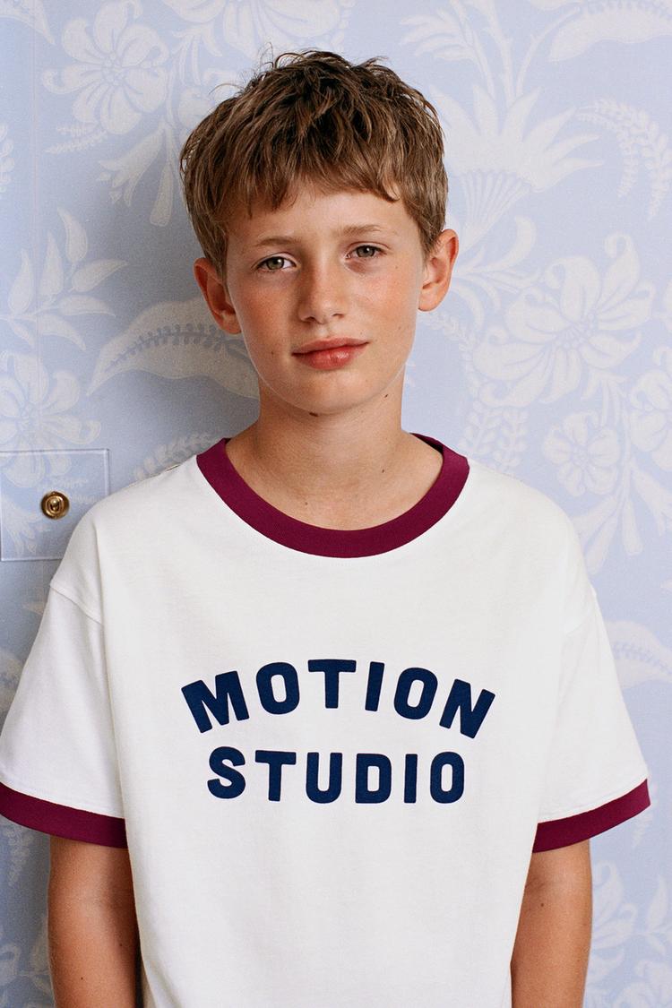 Camiseta estampado texto