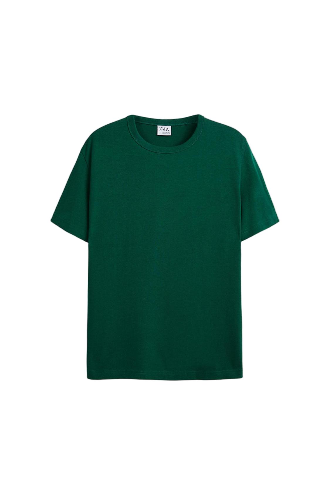 BASIC COMPACT COTTON T-SHIRT - Image 4