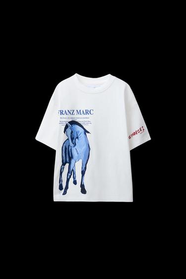 PRINTED T-SHIRT - White by Zara - Image 0