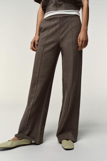 PANTALON LARGE SOFT - Vison de Zara - Image 2