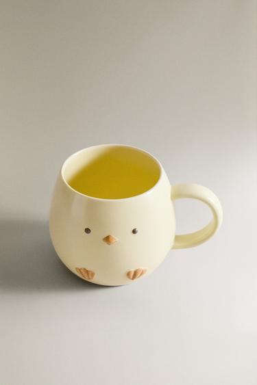 KIDS’ CHICK PORCELAIN MUG - Multicoloured by Zara - Image 1