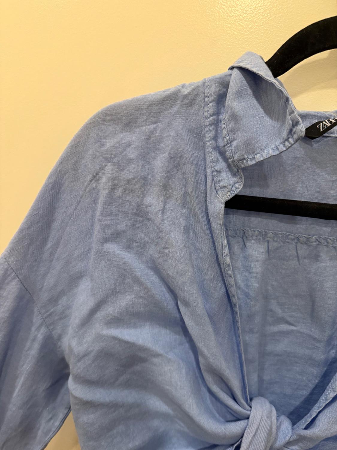 CAMISA CROP LINO - Image 2