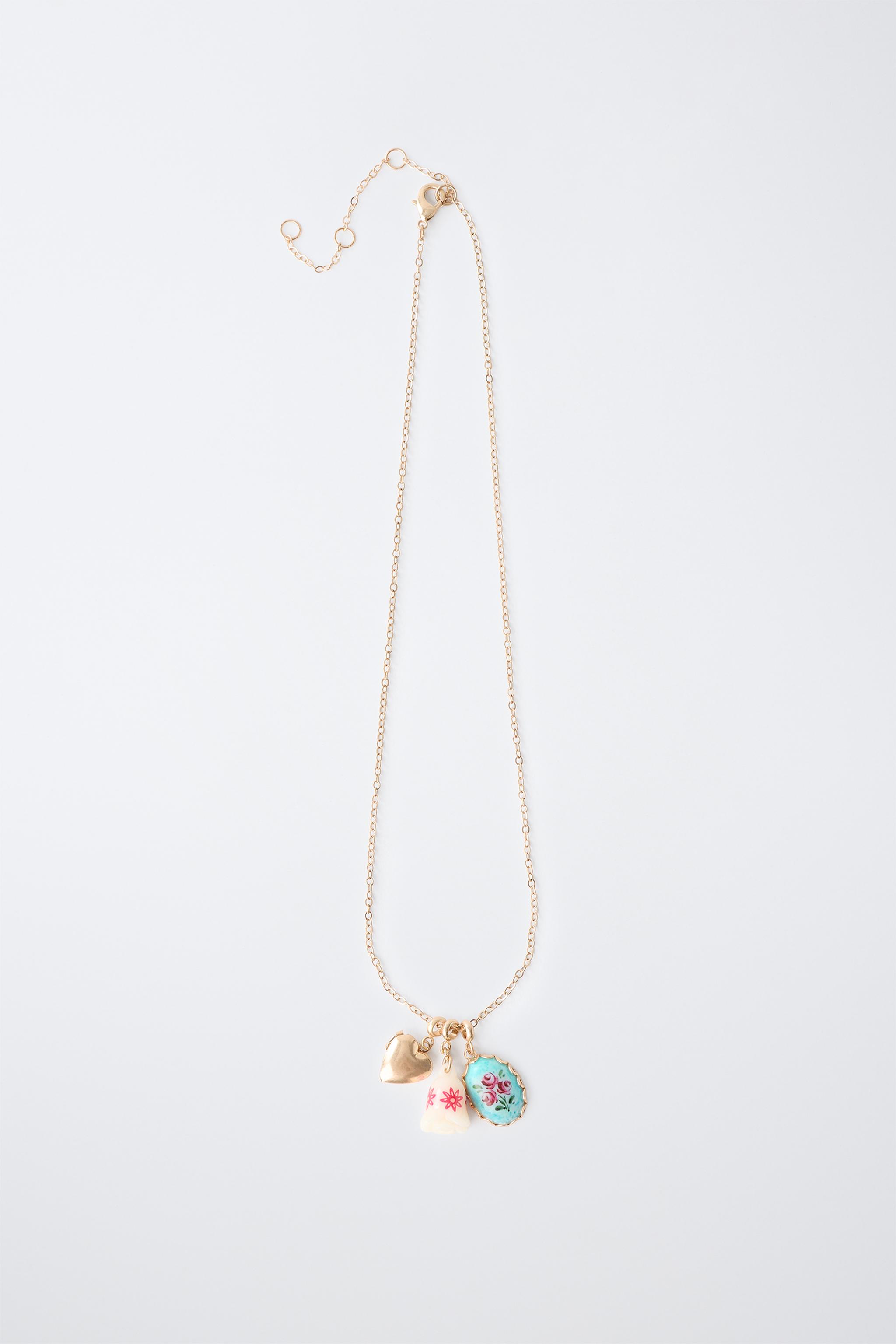 Детские аксессуары Zara CHARM PENDANT NECKLACE — фото 4