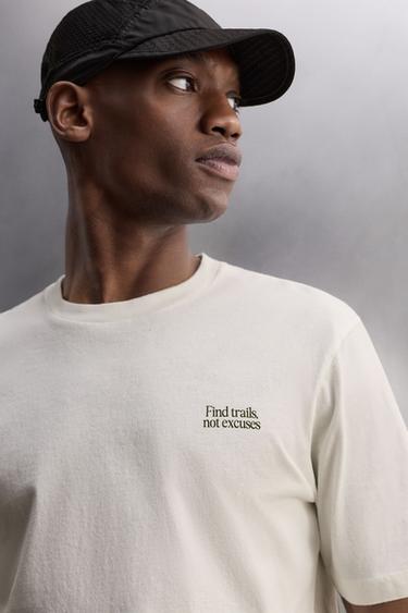 GRAPHIC PRINT T-SHIRT - White by Zara - Image 5