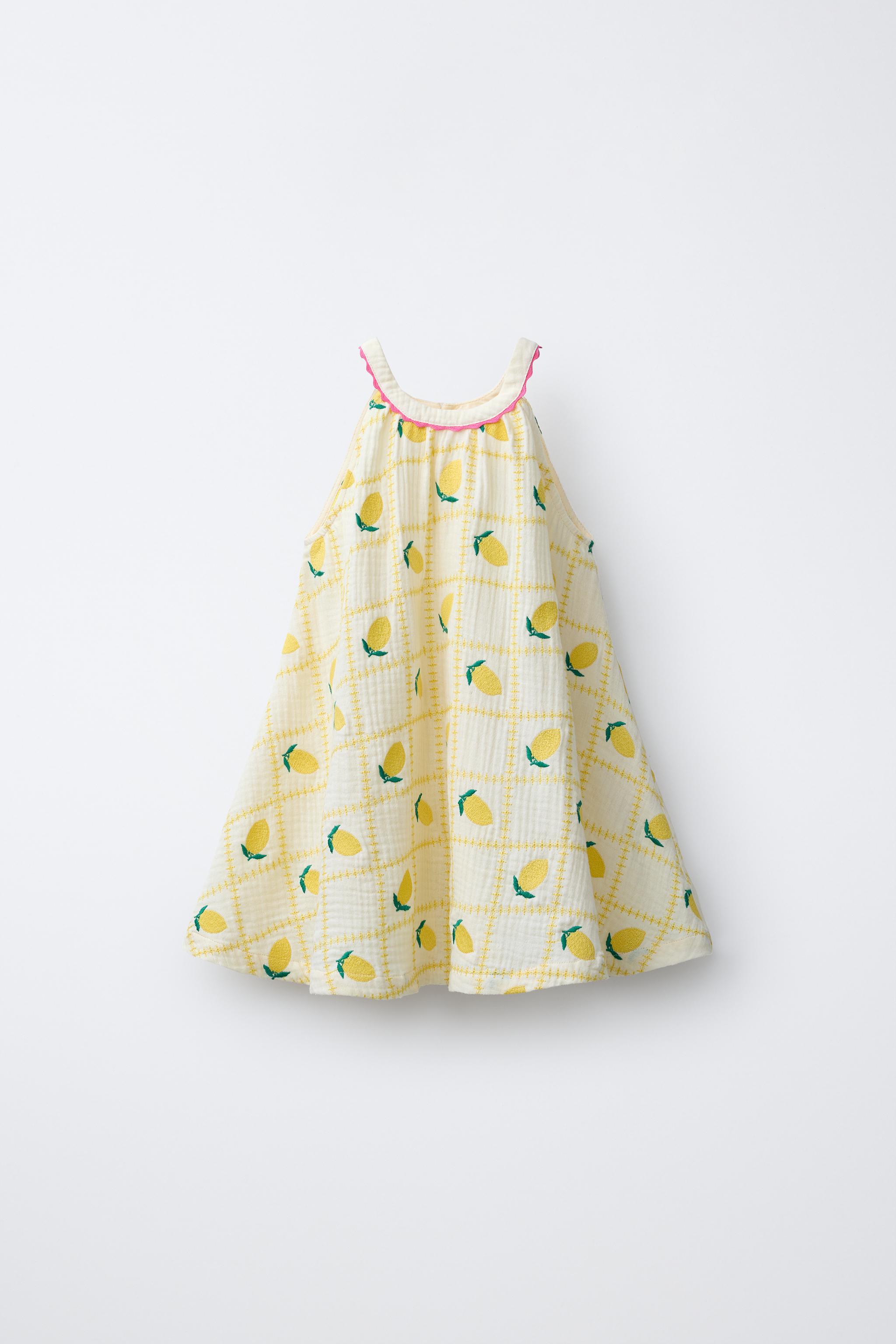 ROBE CITRONS BRODÉS CASA LAWA X ZARA KIDS