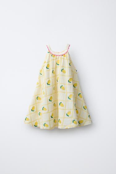 Casa Lawa x Zara Kids レモン刺繍入りワンピースエクリュ0ZaraのCasa Lawa x Zara Kids レモン刺繍入りワンピース - エクリュ - 画像 0