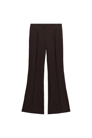 LOW-RISE FLARE PANTS