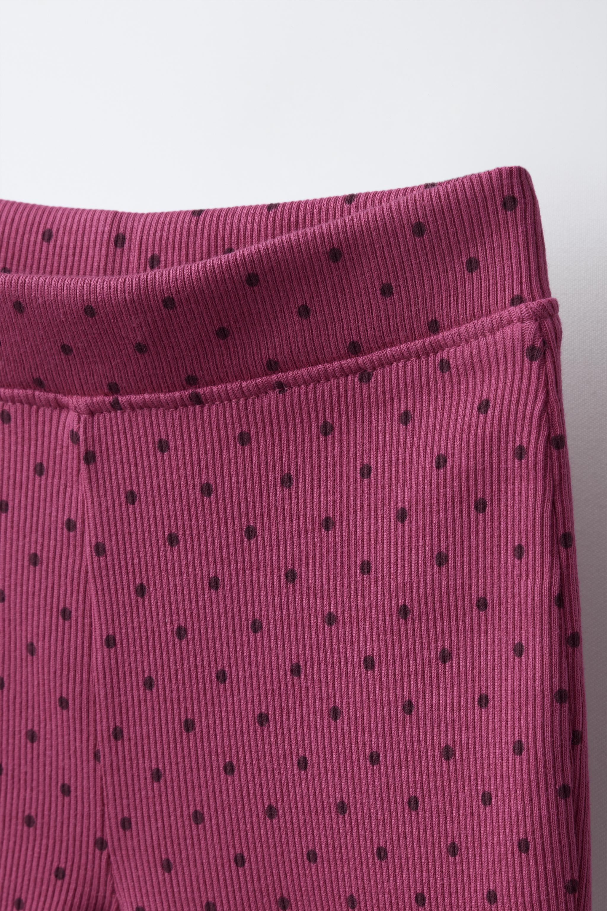ENSEMBLE SWEAT ET LEGGING ÉVASÉ À POIS